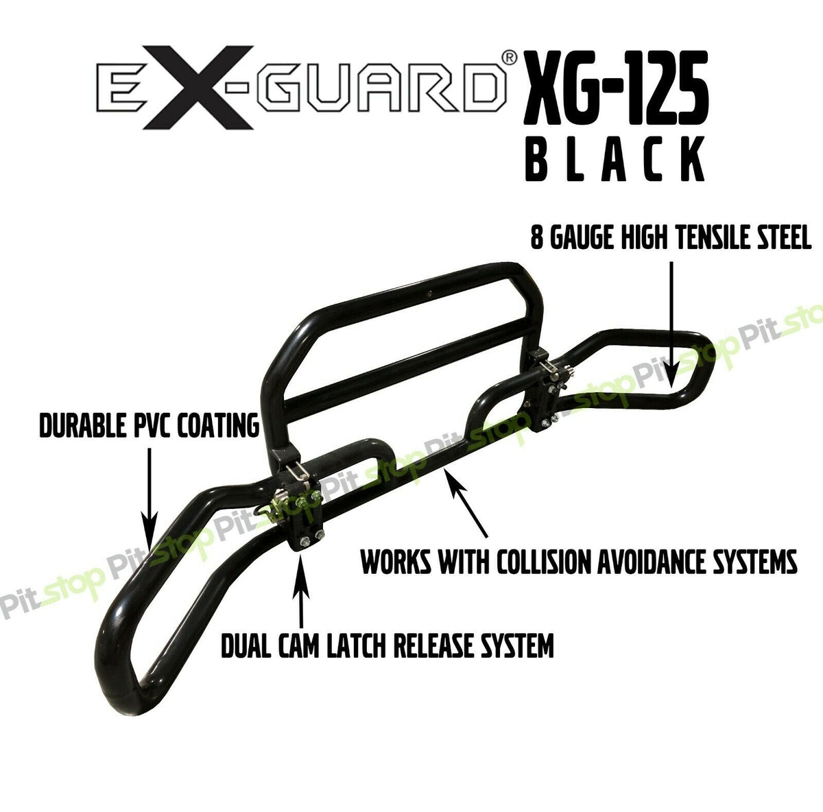 ExGuard Model XG125 Black Deer Guard PitStop Parts