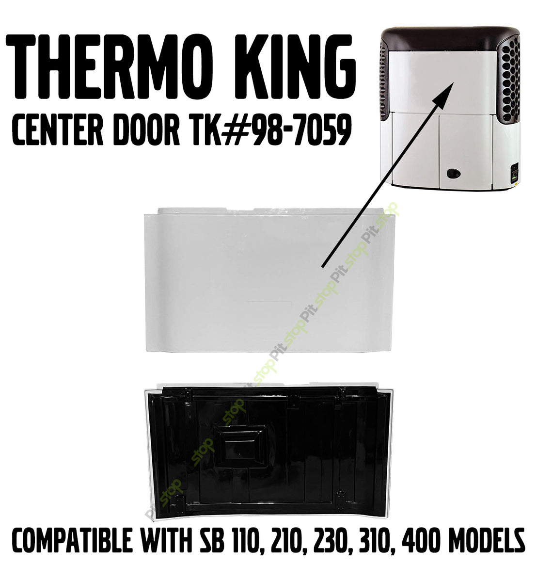 Thermo King Reefer Center Door Panel TK98-7059 SB 110, 210