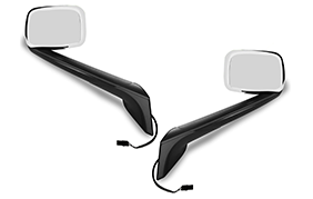 Eliminate Blind Spots with Pit Stop Truck Parts' Hood Mirrors!