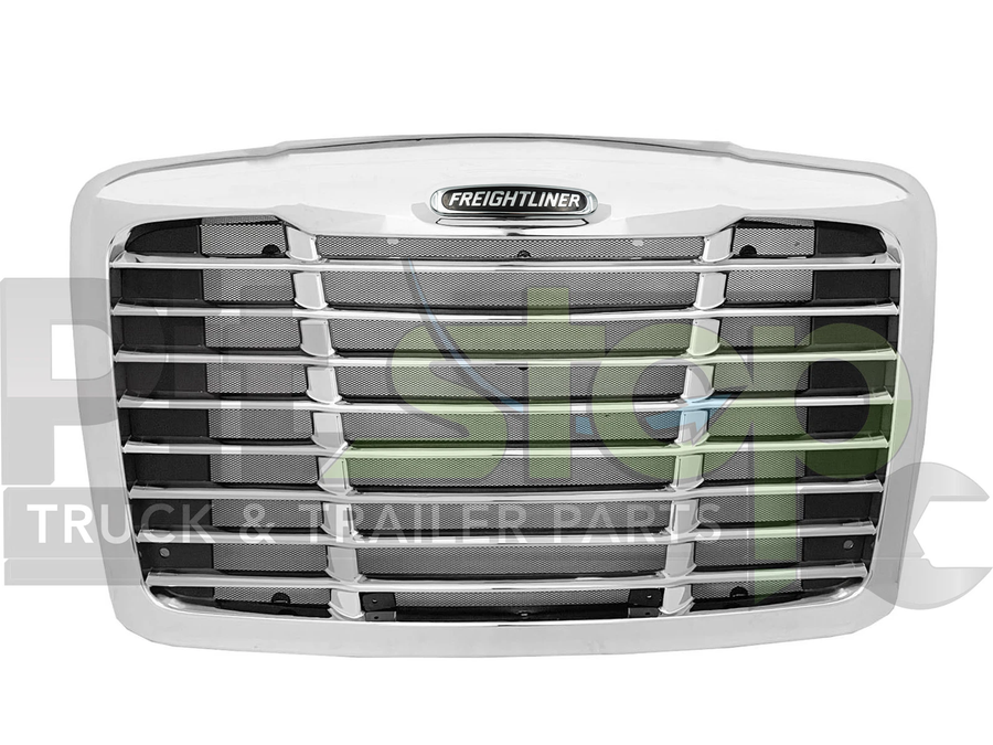 Chrome Hood Radiator Grille Emblem Bug Screen Freightliner Cascadia 2008-2017