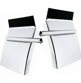 Quarter Fender Set 24" x 27"  Stainless Steel Tube Bracket Semi Truck Set VNL