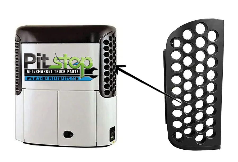 thumbnail image 2 of HECASA Curb Side Honeycomb Grill For Thermo King SB Series Refrigerator Units | Black ABS 2 of 6