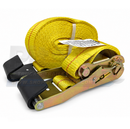 4-Pack 2" x 30' Ratchet Flatbed Trailer Straps with Flat Hooks | Heavy-Duty