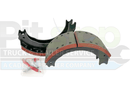4719 16.5" x 5" 23k FF Grade Lining Brake Shoe Kit With Hardware