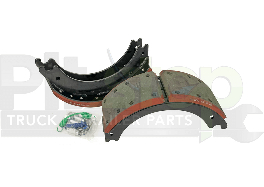 4720 16.5" x 5" 23k FF Grade Lining Brake Shoe Kit With Hardware