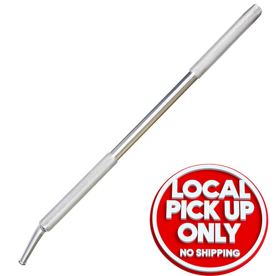 34" Combination Winch Bar, Chrome Ergonomic by Pit Stop Truck Parts