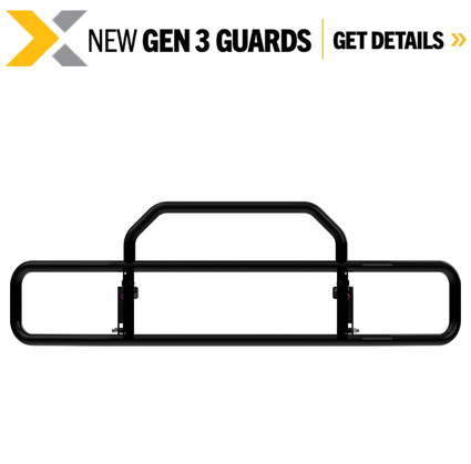 Ex-Guard NEW GEN3 LT-325BG3 Black With Bracket Set Deer Animal Moose Guard Bumper