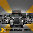 Ex-Guard NEW GEN3 EX-150BG3 Black With Bracket Set Deer Animal Moose Guard Bumper