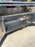 24"x24"x60" Smooth Aluminum Trailer Underbody Tool Box With Cam Latch