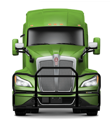 Ex-Guard XG-150G3 Black Deer Guard with 24KT680-OS Bracket Fits Kenworth T680 Next Gen (2021-Newer) | Pick Up Only