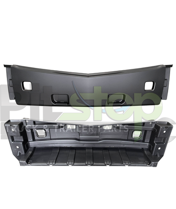 Peterbilt 579 2013-21 Bumper Set 3pcs With Fog light Holes Assembly Left Right Center