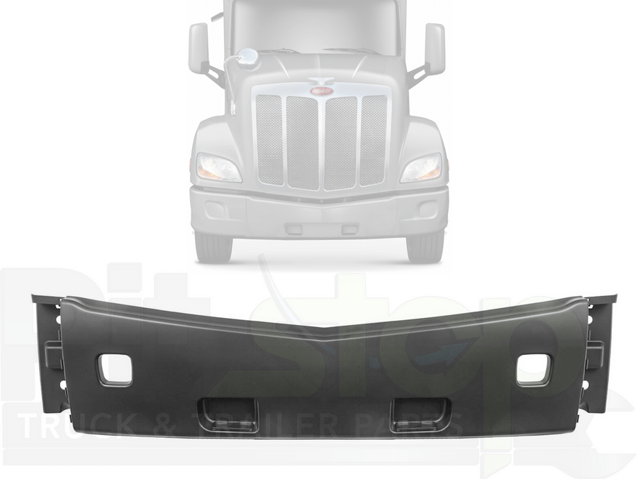 Peterbilt 579 Old Gen Body Style 2013-2022 Center Middle Bumper With Tow Hooks