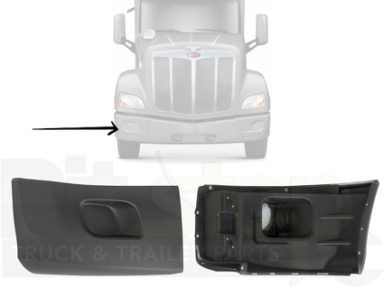 Peterbilt 579 2013-2021 Center Bumper with Tow Hooks