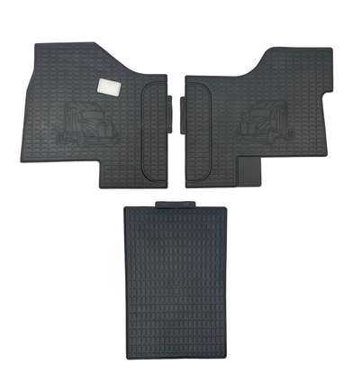 Kenworth T680 T800 Peterbilt 567 579 Floor Rubber Mats Liners 3 PCS SET