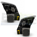 LED Headlight Set Fits Volvo VNL / VN 2018–2023 Black Housing