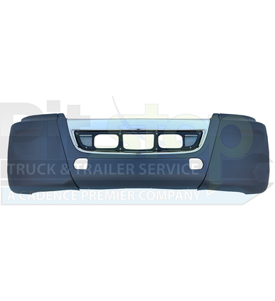 International LT-Series LT-625 2017-Up Bumper Complete Assembly Kit W Chrome Trim