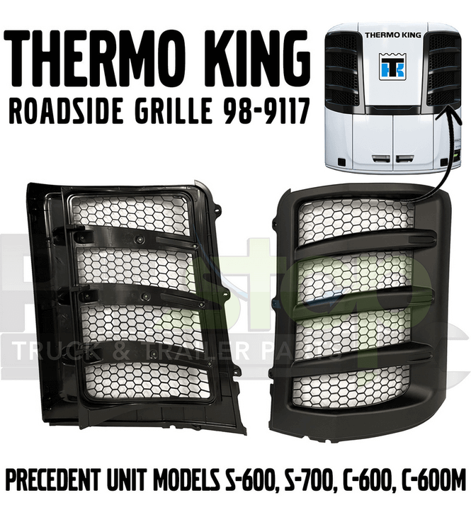 Thermo King Precedent Reefer Roadside Grille with Mesh 98-9117