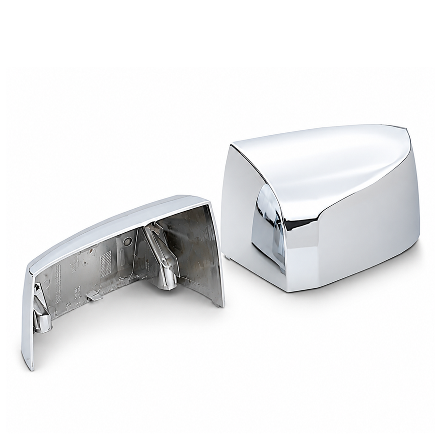 Volvo VNL 2004-2017 Semi Truck Chrome Hood Mirror Cover Set Left & Right