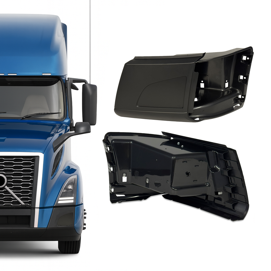 Fits Volvo VNL 2018-2023 Corner Bumper Left Side WITHOUT Fog Light 82750062