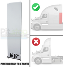 Freightliner Cascadia 2008-2024 Lower Left Behind Sleeper Cabin Fairing Extension A2267506004