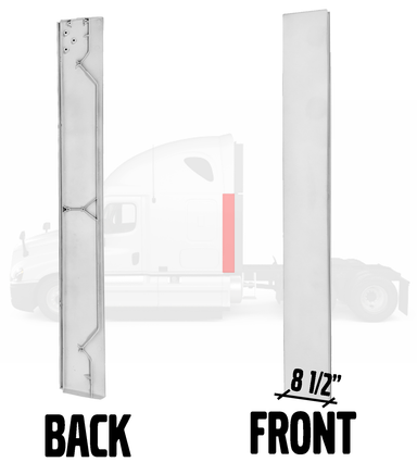 Freightliner Cascadia 2008-2024 Lower Left Behind Sleeper Cabin Fairing Extension A2267112004