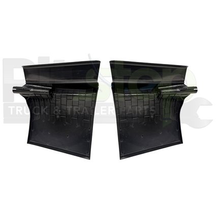 Polymer Quarter Fender Set Pair Left & Right Clamps For Freightliner Cascadia 2018-2026+