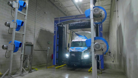 Truck and trailer wash by Pit Stop Truck & Trailer Service