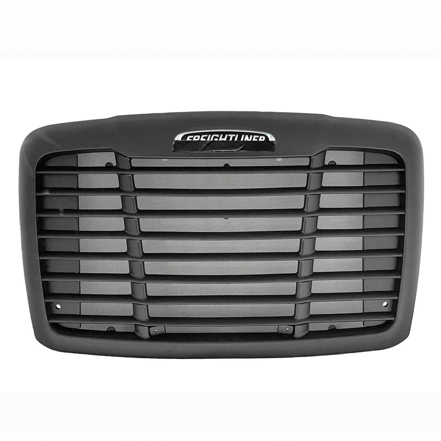 Black Grille Fits Freightliner Cascadia P3 2008-2017 With Logo Bug Screen