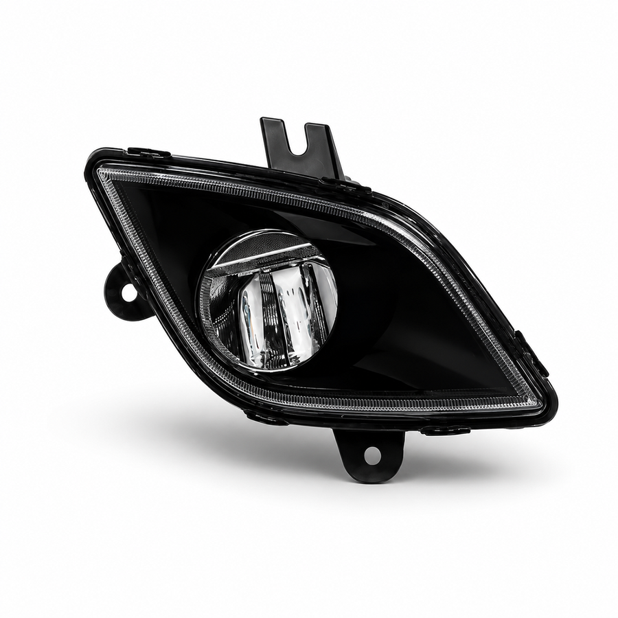 Right Passenger LED Fog Light Black Fits Freightliner Cascadia 2018–2024 A6603653003