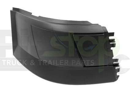 Volvo VNL 04-15 Corner Bumper Passenger Right Side WITHOUT NO Fog Light Cut-out 82721516