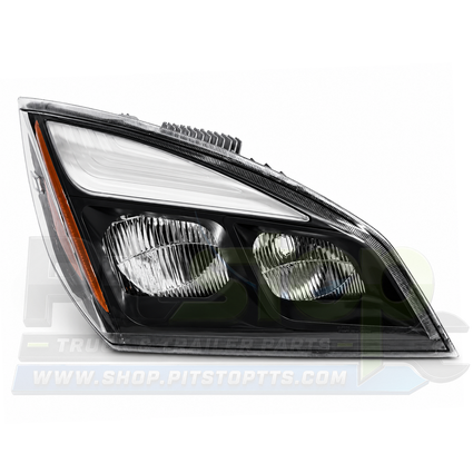 Headlight Set Compatible with Freightliner Cascadia A6601405005 A6601405002