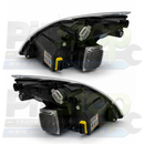 LED Headlight Set Fits Volvo VNL / VN 2018–2023 Black Housing