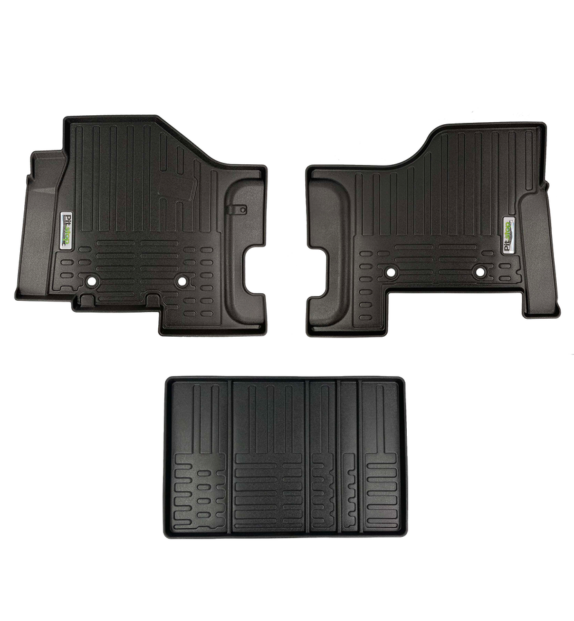 Kenworth T680 T880 Thermoplastic Floor Mats Liners 3 PCS SET