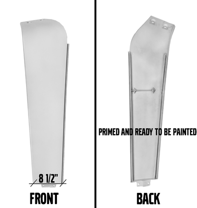 Freightliner Cascadia 2008-2024 Upper Left Behind Sleeper Fairing Extension 8 1/2"