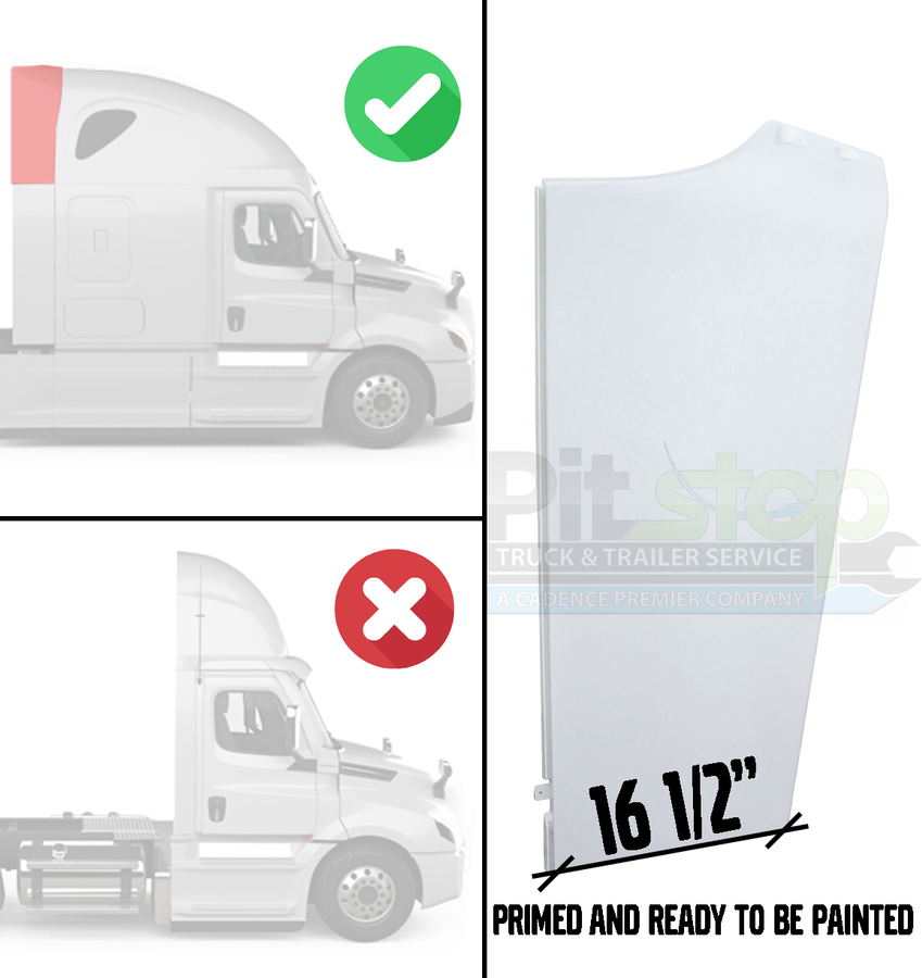 Freightliner Cascadia 2008-2024 Behind Cab Sleeper Fairing Upper Top Right A2267507001