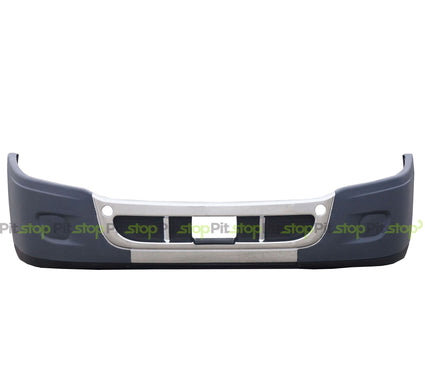 Freightliner Cascadia Full Bumper Assembly WITH Chrome WITHOUT Fog Light Cut-out