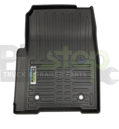 Freightliner Cascadia OLD Gen 113/125 2008-2020 Manual Transmission All Weather Thermoplastic Floor Mats Liners