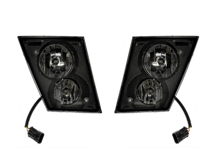 Volvo VNL 04-17 Fog Light Dual Double Bulb Set Left & Right Pair 820737497 20737496