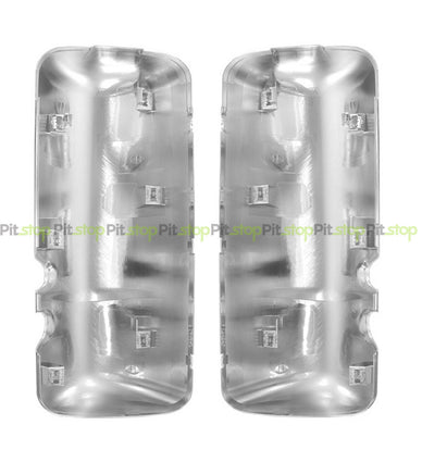 Chrome Door Mirror Covers Set Fits Kenworth T680 T880 (2013-2022 Old Gen) Left & Right Pair