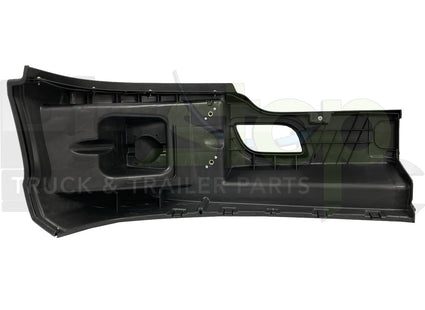 Driver Side Black Bumper Corner Fits Kenworth T680 (2011-2020) - No Fog Light Cut-Out