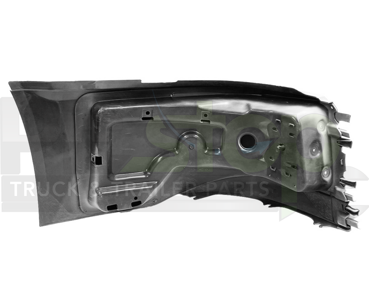 Volvo VNL 2016-UP White Bumper Left WITH Fog Light Cut-out 85148283