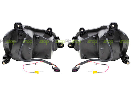 Blackout Full LED Headlight Set Fits Kenworth T680 (2013-2022) - Left & Right Pair