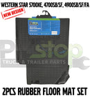 Western Star 5700XE, 4700SB/SF, 4900SB/SF/FA Rubber Floor Mats Liners 2PCS Set