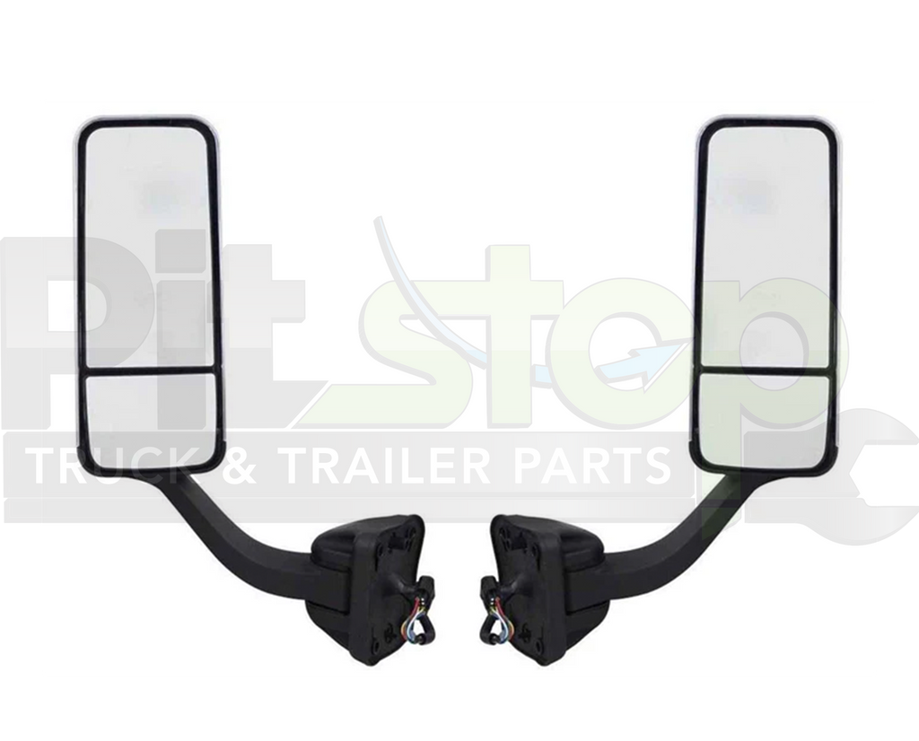 Driver Side Chrome Manual Mirror For Freightliner Cascadia (2008-2013) – LH Hood Mount - View #8