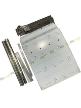 Quarter Fender Set 24" x 27"  Stainless Steel Tube Bracket Semi Truck Set VNL