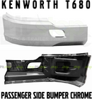 Bumper Set Pair Without Fog Chrome Left Right Kenworth T680 2011-2022