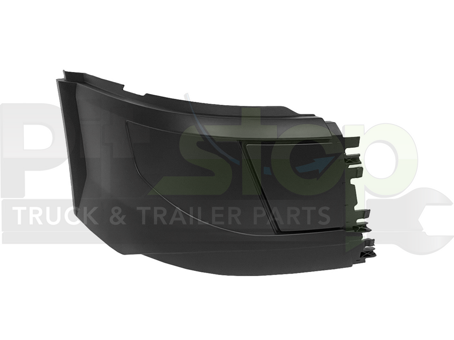 Volvo VNL 2016-17 Style Corner Bumper Right Passenger Side WITHOUT NO Fog Light Cut-out 82741346 Aero