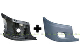 Freightliner Cascadia Bumper Right Side Reinforcement & Cover With Fog Hole