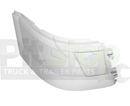 Volvo VNL 04-15 Painted White P3029 Bumper Corner Right Passenger Side WITHOUT Fog Light Cut-out 85145047