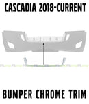 Bumper Center Chrome Trim Mold Face Bar Freightliner Cascadia New Gen 2018-2023